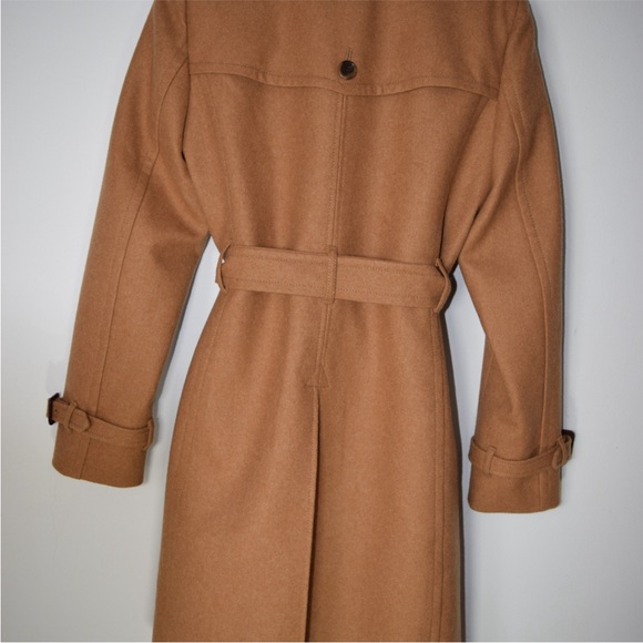 J. Crew Nello Gori Wool & Cashmere Belted Trench Coat - Picture 4 of 10